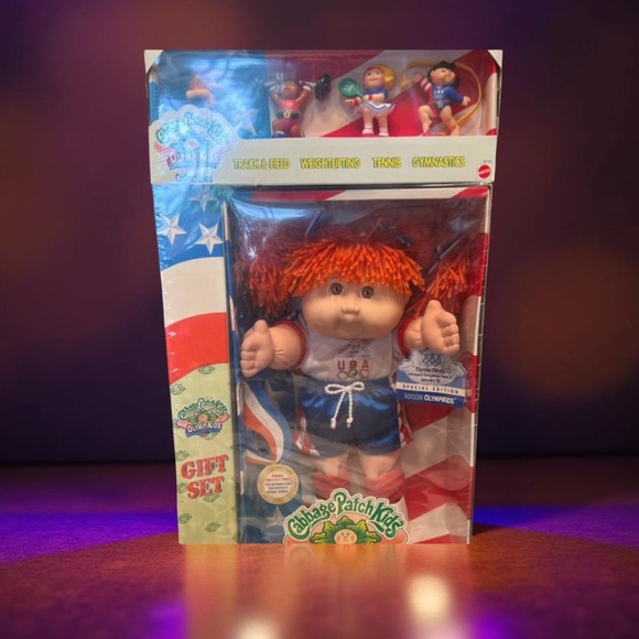 Cabbage Patch Doll Kid Special Edition 1996 Olympic ( winners )Red hair NWT - Picture 14 of 15